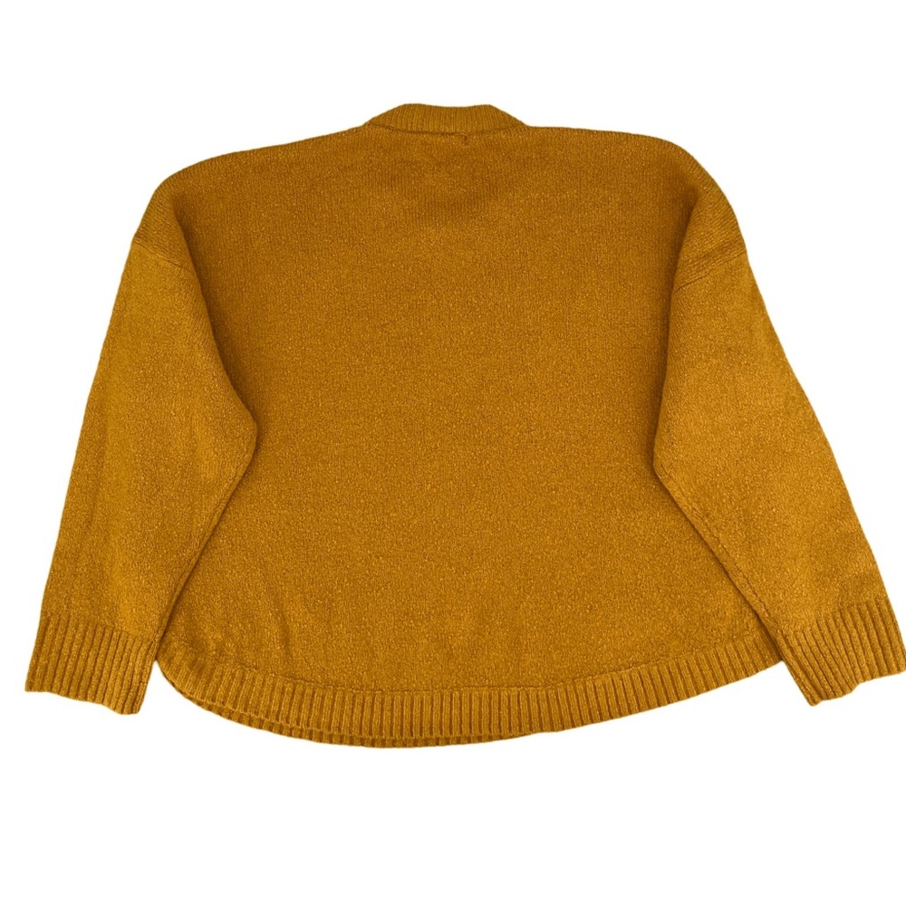 Madewell Crew Neck Mustard Pullover Fall Classic Sweater Size XXL NWT - Picture 5 of 10
